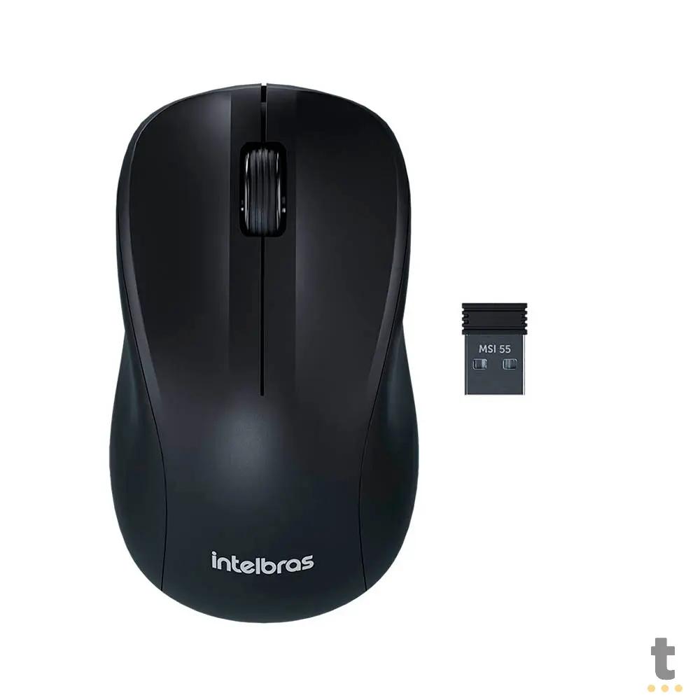 Mouse Sem Fio Intelbras MSI55 Preto - 4290023 Truedata